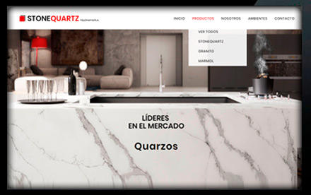 Diseño web StoneQuartz