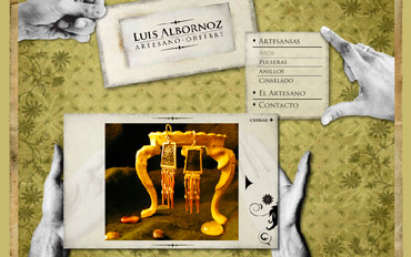 Diseño web Luis Albornoz Orfebre